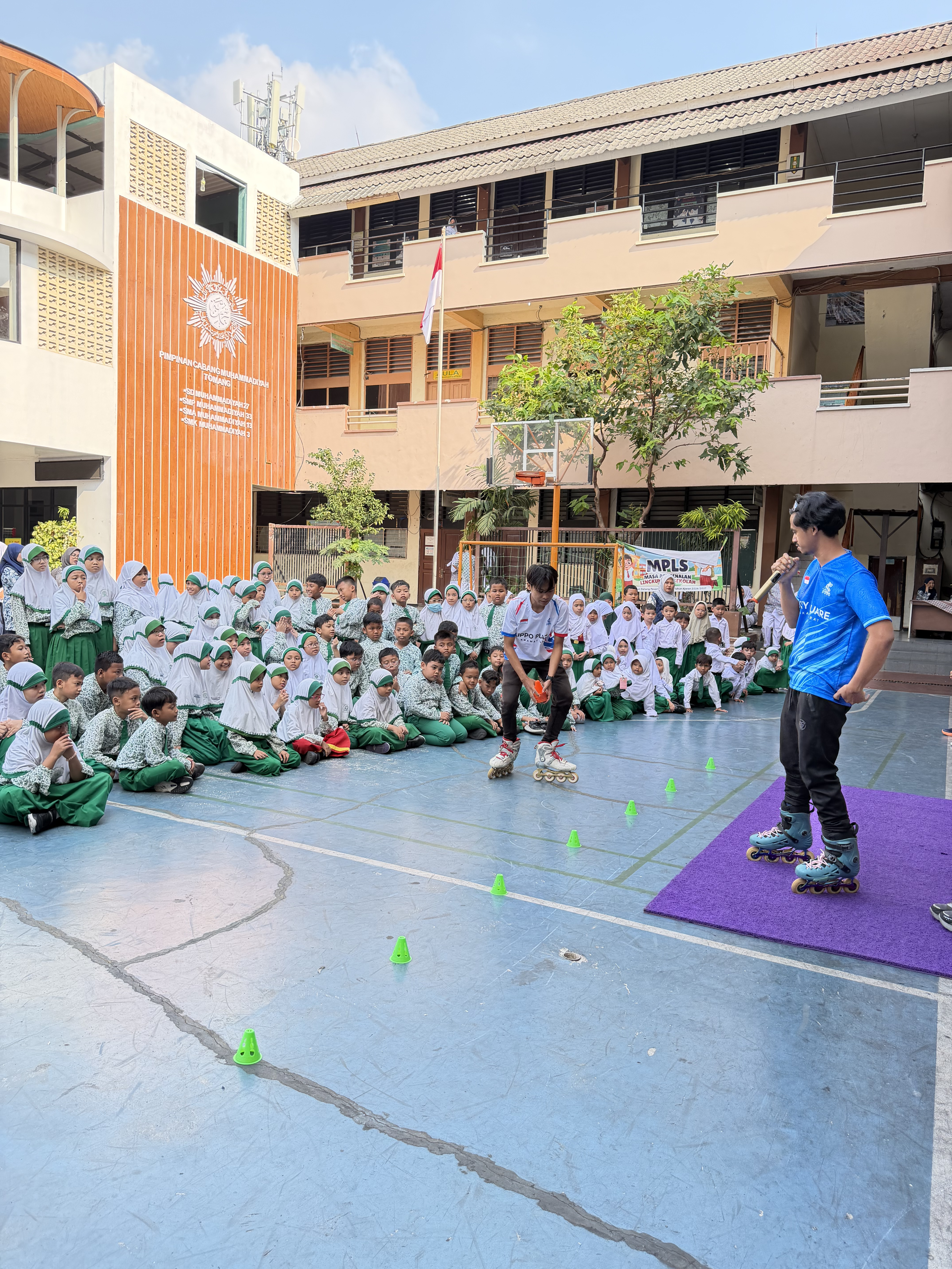 Skyline Roller Skate Club dan SD Muhammadiyah 27 Tomang Hadirkan Ekstrakurikuler Sepatu Roda